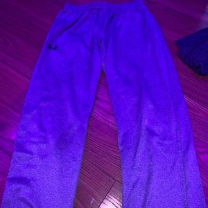 Girls under armour grey sweatpants